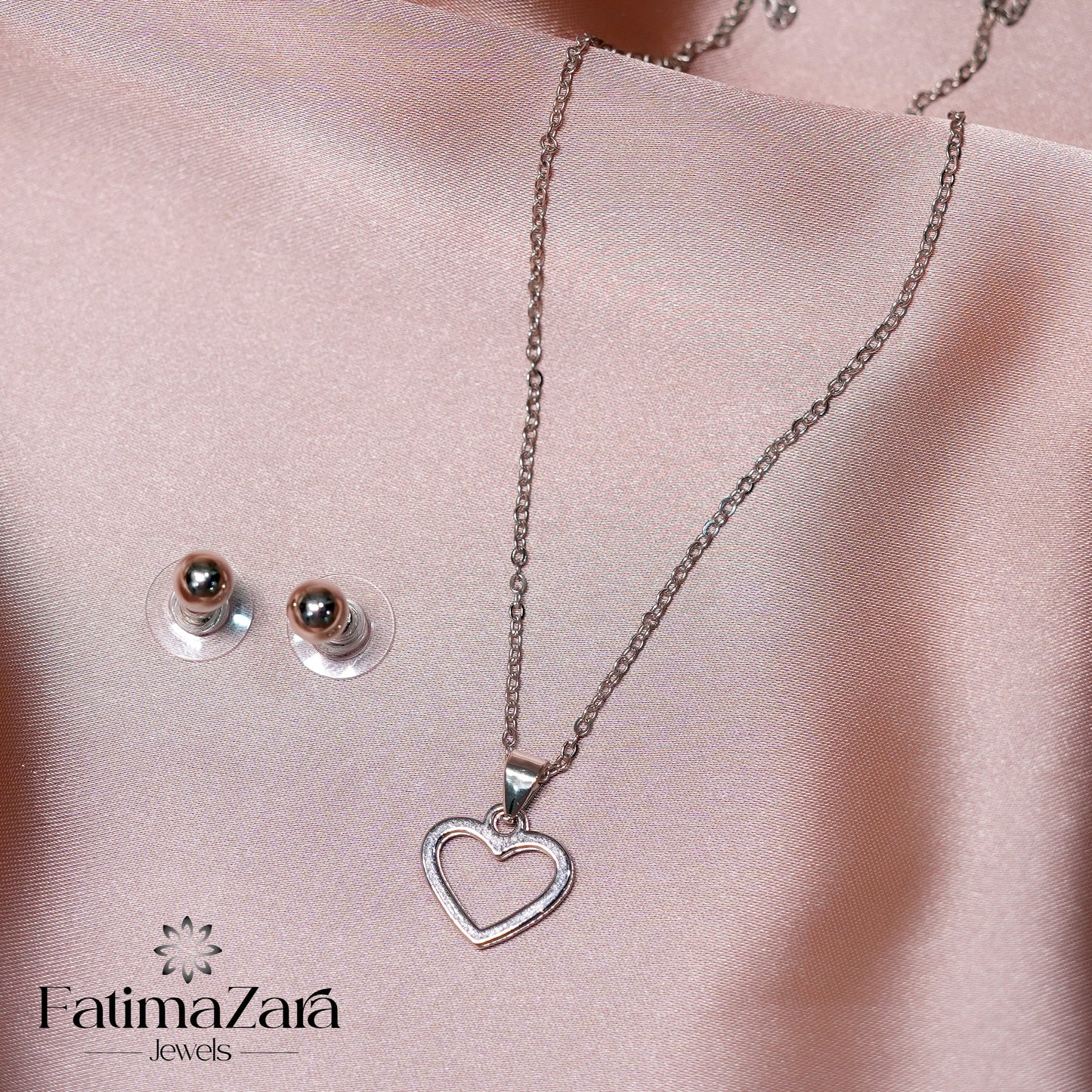 Heart Necklace Set