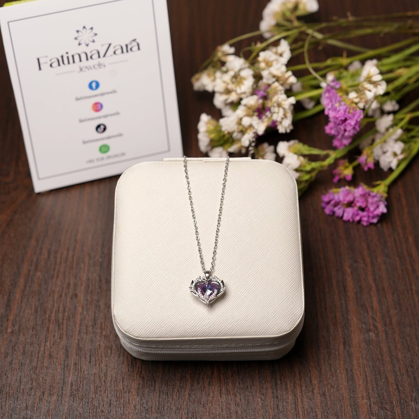 Crystal Heart Necklace