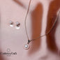 White Pearl Necklace Set