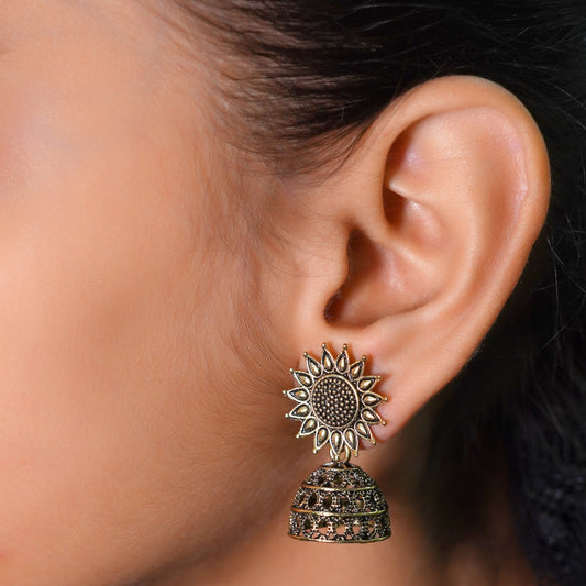 Elegant Antique Jhumka Earrings
