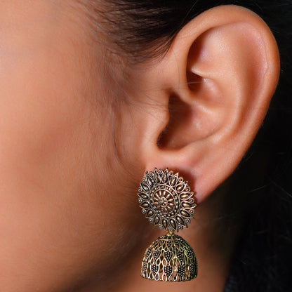 Elegant Antique Jhumka Earrings